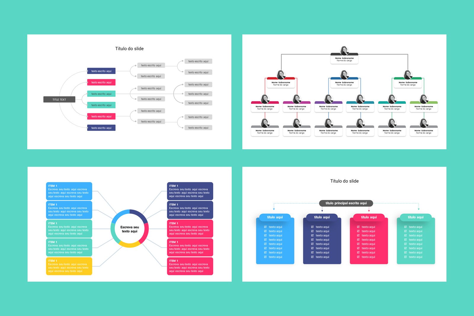 Diagramas - Modelo de Template em PowerPoint