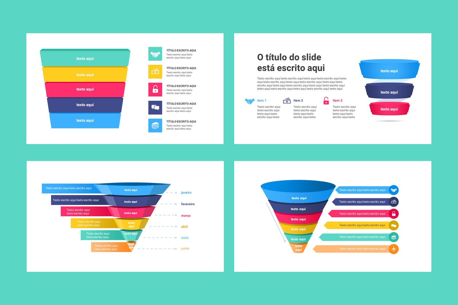 Diagramas - Modelo de Template em PowerPoint