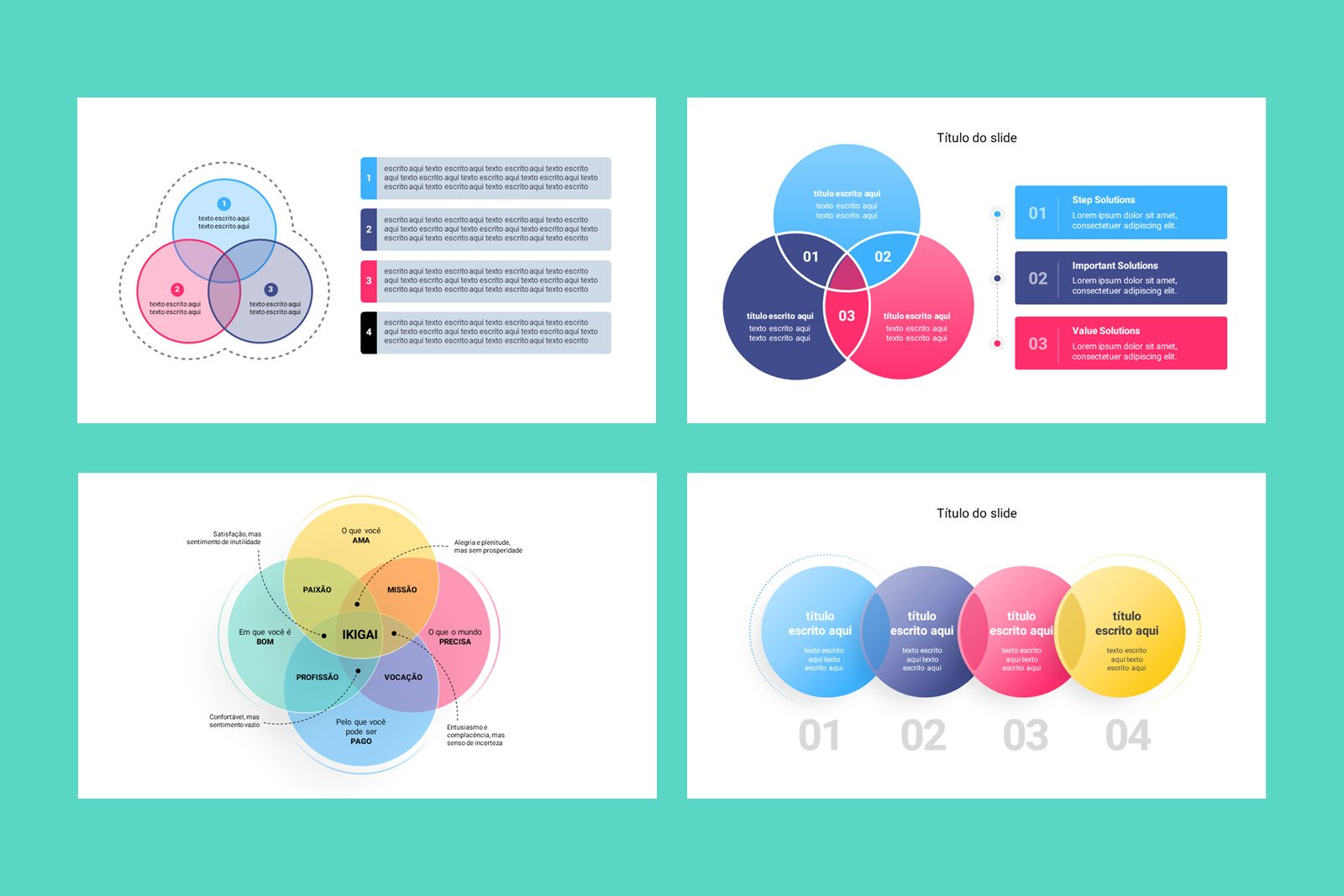 Diagramas - Modelo de Template em PowerPoint