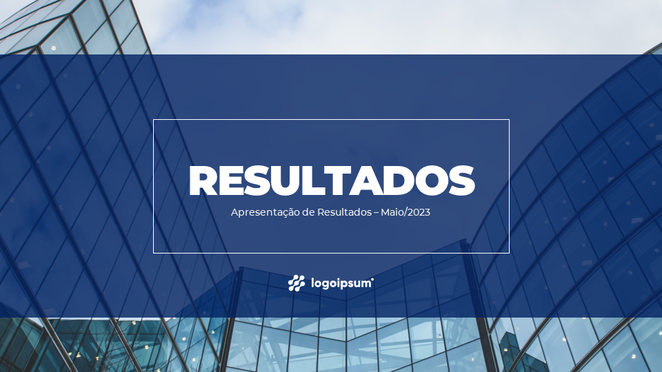 Resultados – Modelo de Template em PowerPoint