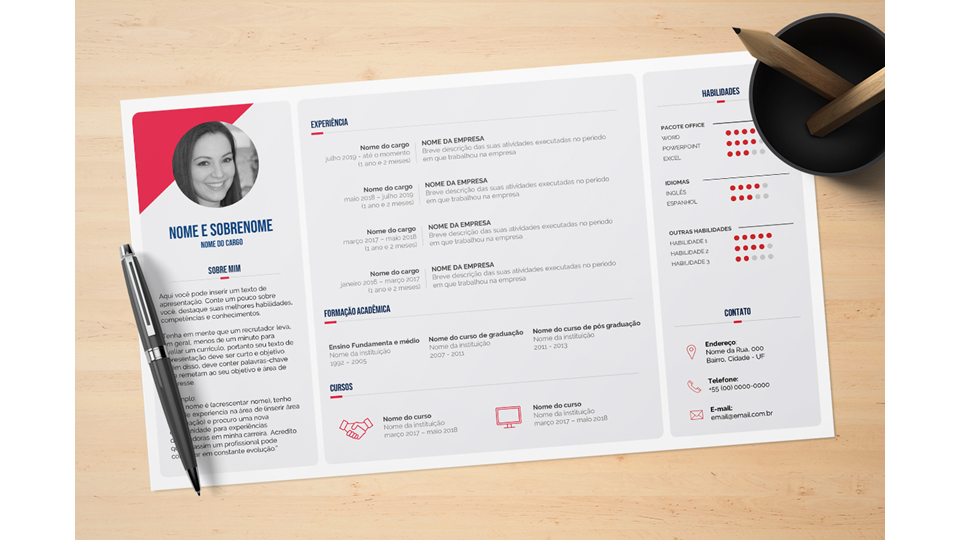 Currículos profissionais