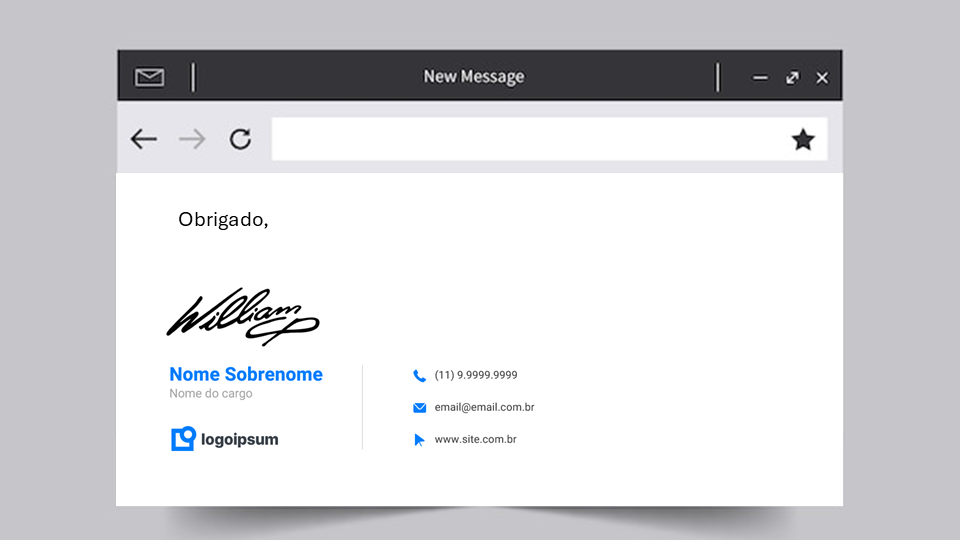 Assinatura de e-mail