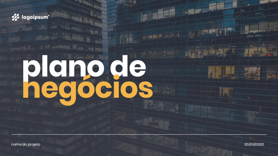 Plano de Negócios – Modelo de Template em PowerPoint