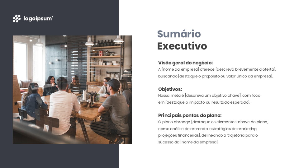 Sumário - Plano de Negócios