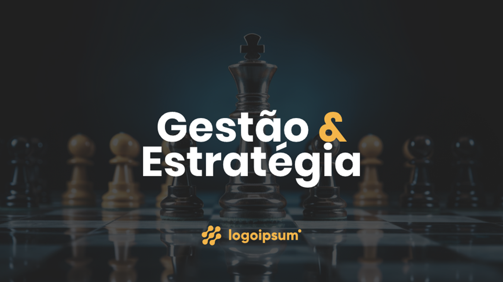 Gestão e Estratégia – Modelo de Template em PowerPoint